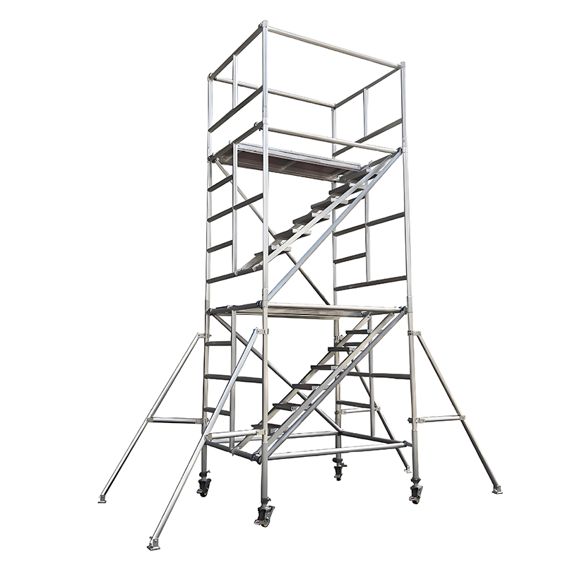 Mobile scaffolding
