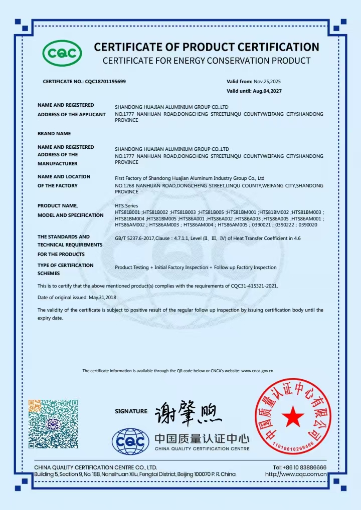 Certificate For Energy Conservation Product 